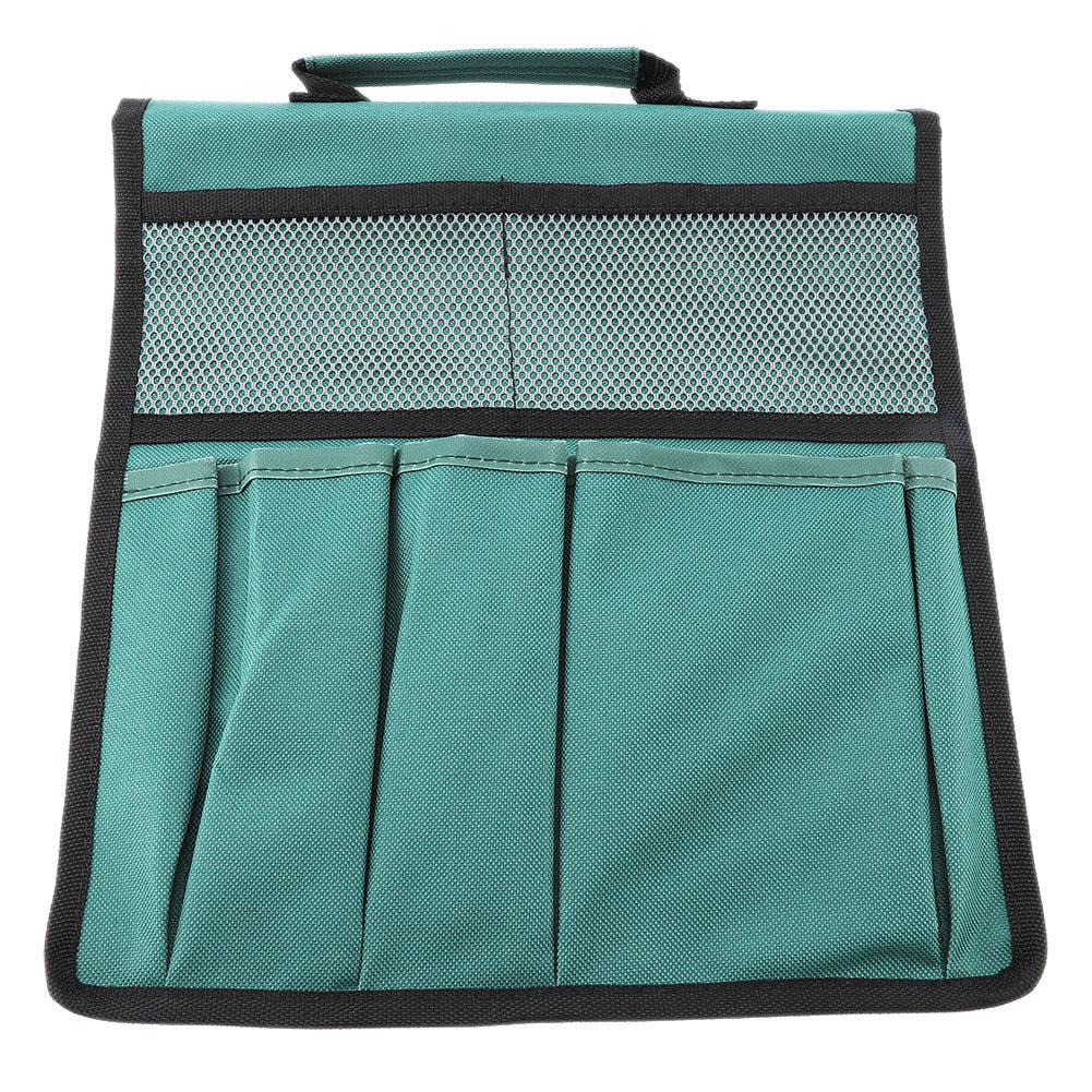 Foldable Portable Garden Kneeler Bench Kneeling Bag Tool Storage Stool Pouch (Green)