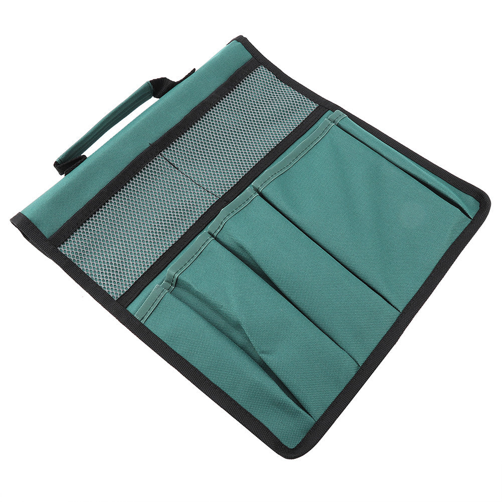 Foldable Portable Garden Kneeler Bench Kneeling Bag Tool Storage Stool Pouch (Green)